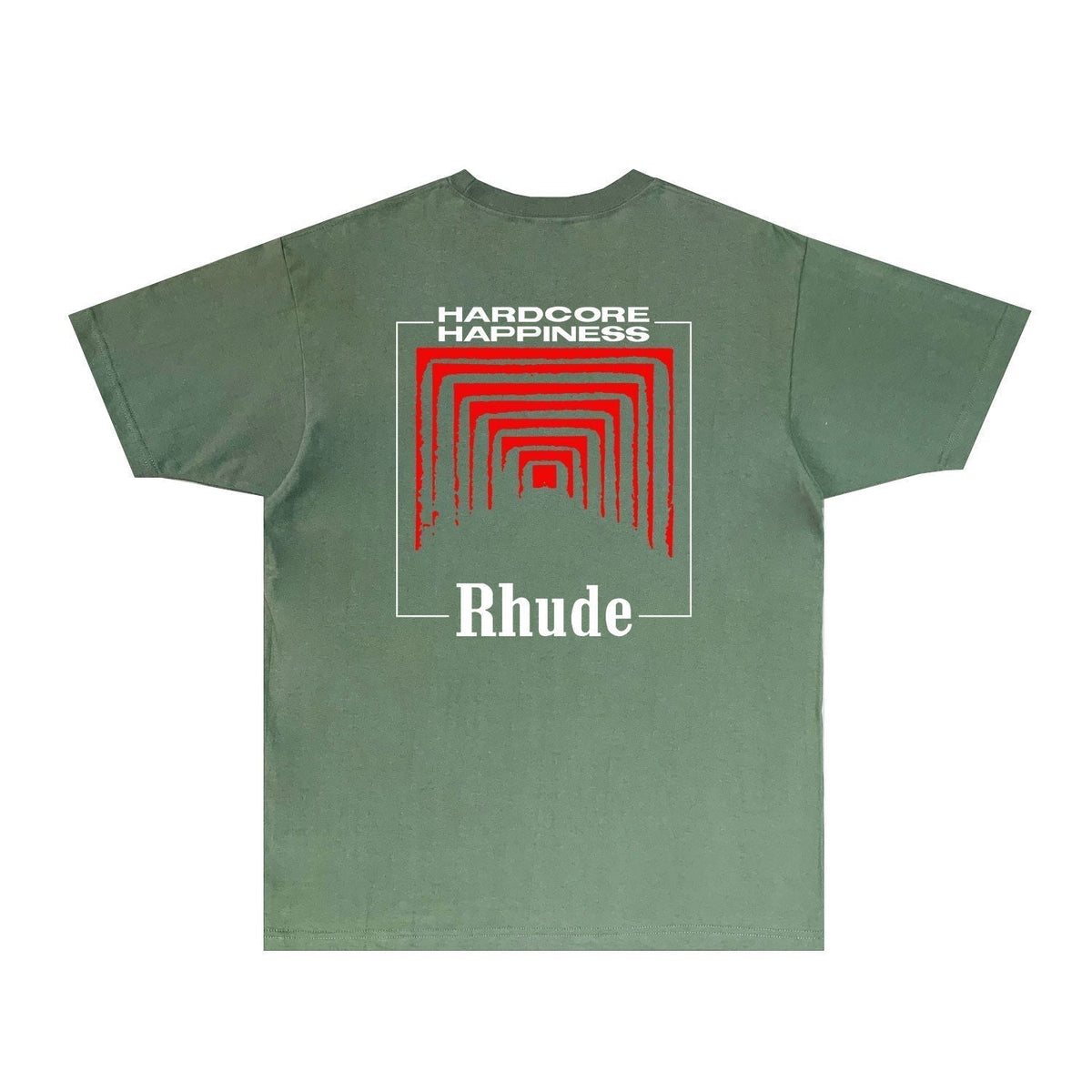 Rhude T-shirts Printed Trendy Pure Cotton