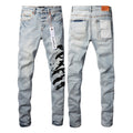 PURPLE  Fashion Jeans 9048