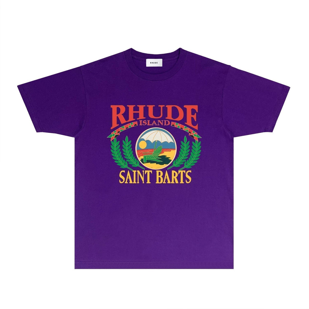 Rhude T-shirts Printed Trendy Pure Cotton