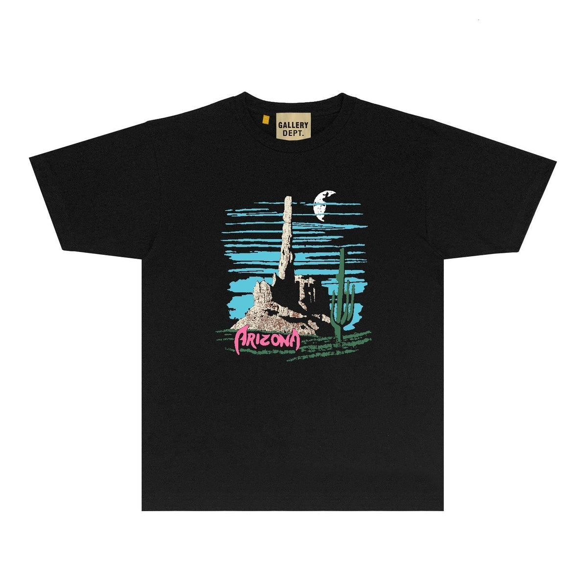 Gallery Dept T Shirt Retro Printed Loose Short-Sleeved Shirt