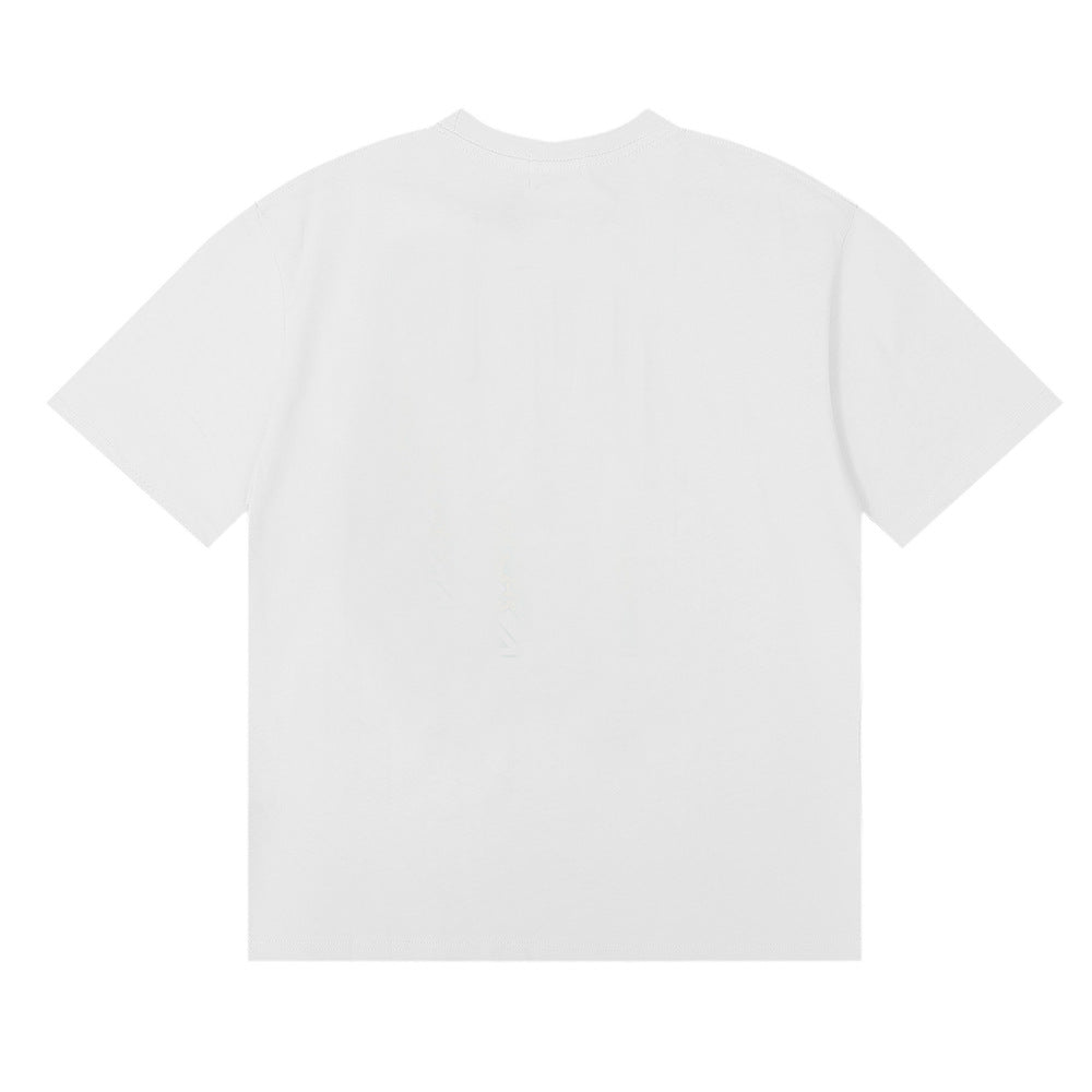 Rhude T-shirt Black Dove Letter Print Short Sleeve T-shirt