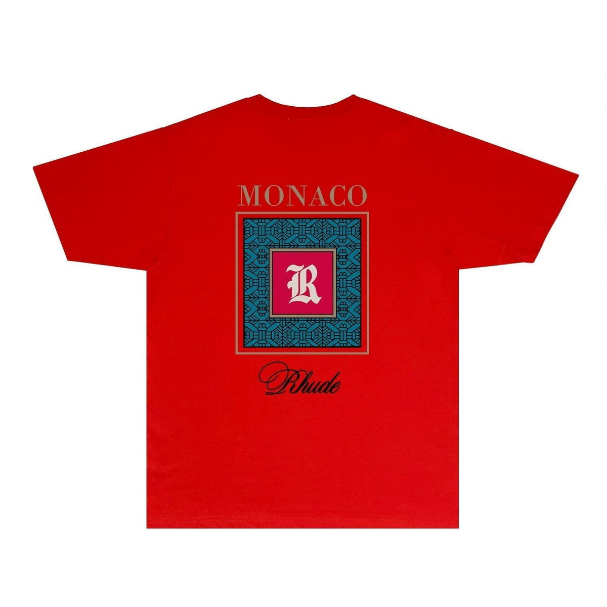 Rhude T-shirts Printed Trendy Pure Cotton